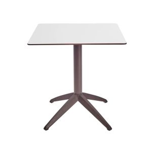 Стіл QUATRO FOLD 70X70 MOKA-WHITE